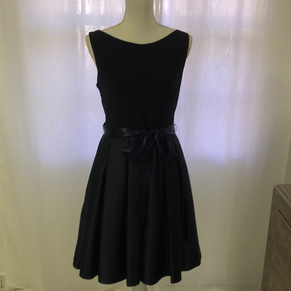 Betsy & Adam- Navy Blue Dress